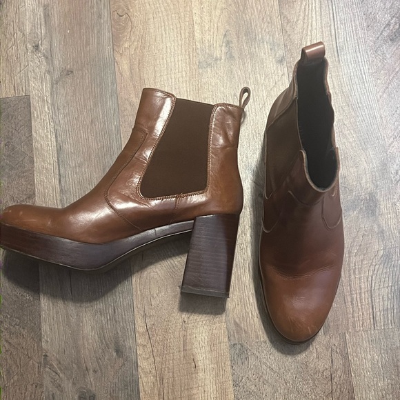 Pons Quintana Heeled Leather Ankle Boot Size 39 - Picture 5 of 9